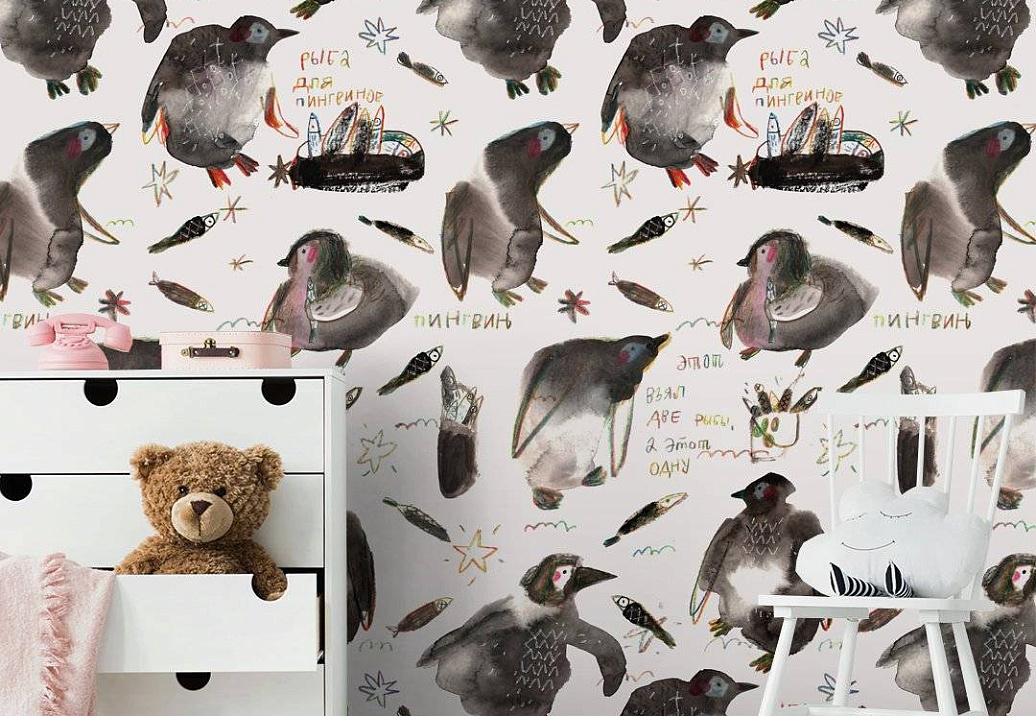 Панно и фотообои Fun House Store Авторские обои Fun House Store 2021–2023 A-00804