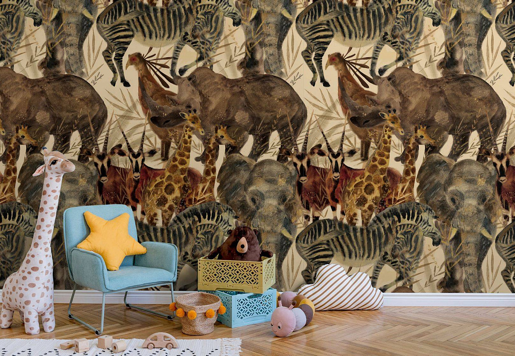 Панно и фотообои Fun House Store Авторские обои Fun House Store 2021–2023 A-01032