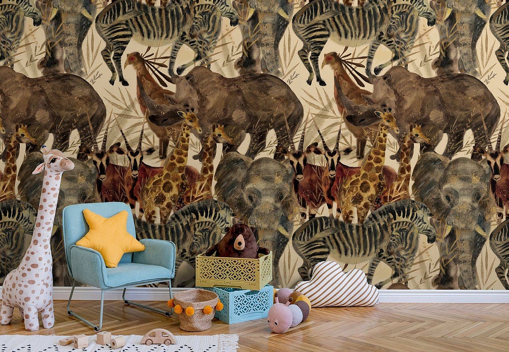 Панно и фотообои Fun House Store Авторские обои Fun House Store 2021–2023 A-01032