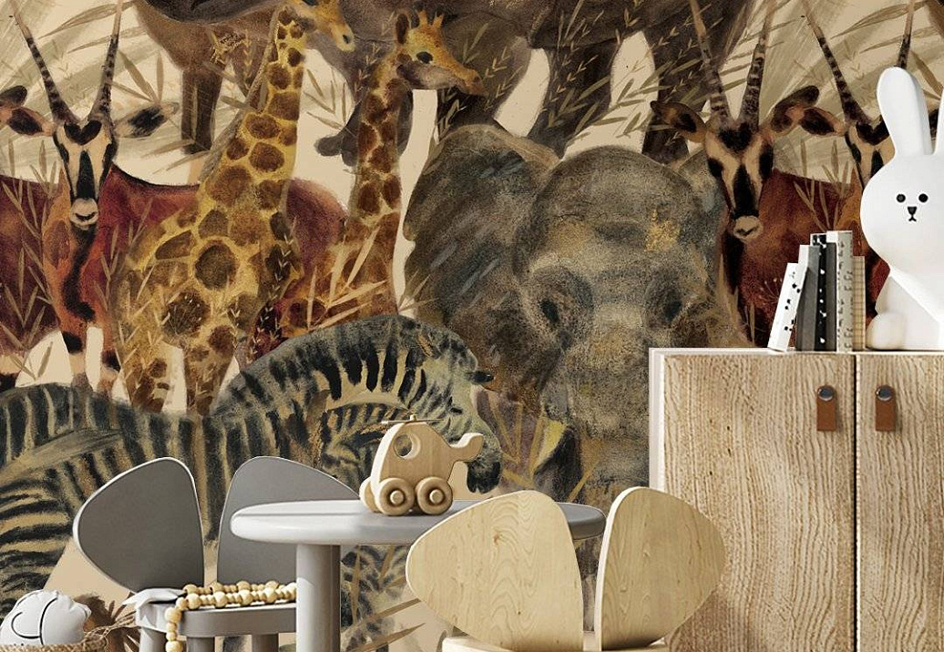 Панно и фотообои Fun House Store Авторские обои Fun House Store 2021–2023 A-01032
