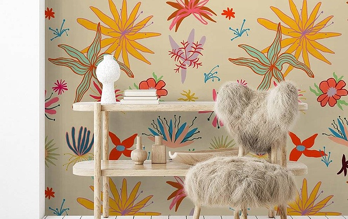 Российские панно и фотообои Fun House Store, коллекция Авторские обои Fun House Store 2021–2023, артикул A-01102