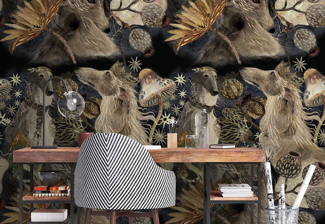 Панно и фотообои Fun House Store Авторские обои Fun House Store 2021–2023 A-01177