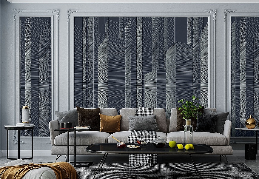 Панно и фотообои Affresco Line Art AF2132-COL4