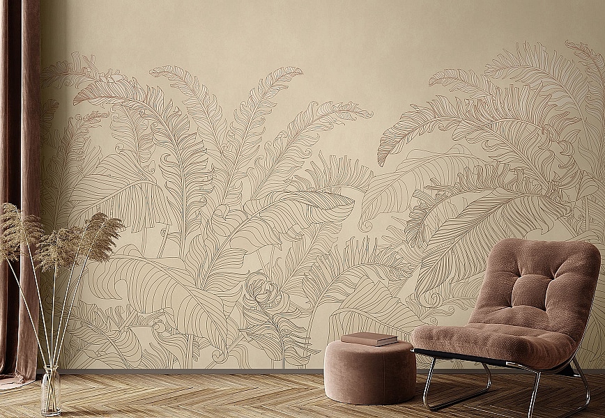 Панно и фотообои Affresco Line Art AF2129-COL1
