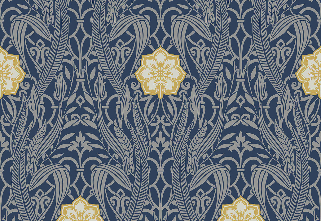 Обои York Damask Resource Library DM4994