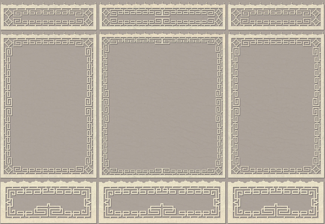Панно и фотообои Iksel Scenic & Architectural Wallpapers Chinois Key Boiserie