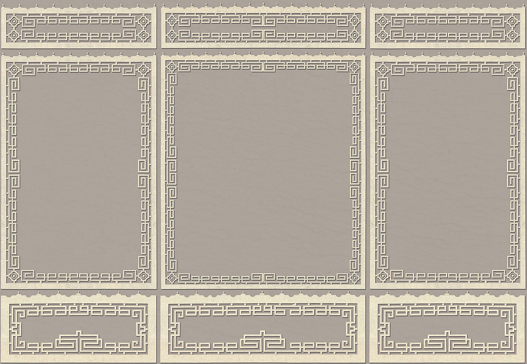 Панно и фотообои Iksel Scenic & Architectural Wallpapers Chinois Key Boiserie