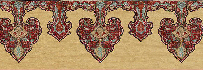 Панно и фотообои Iksel Scenic & Architectural Wallpapers Aleppo Red AL RED BORDER1