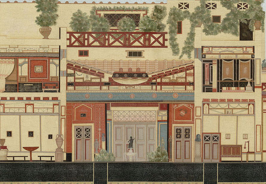 Панно и фотообои Iksel Scenic & Architectural Wallpapers Roman Villa ROM VIL02