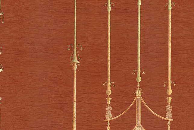 Панно и фотообои Iksel Scenic & Architectural Wallpapers Red Pompeii RED POMP02
