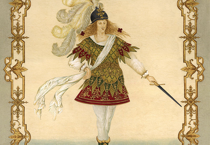 Панно и фотообои Iksel Scenic & Architectural Wallpapers Louis XIV Dancers DN1
