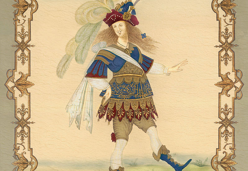 Панно и фотообои Iksel Scenic & Architectural Wallpapers Louis XIV Dancers DN2