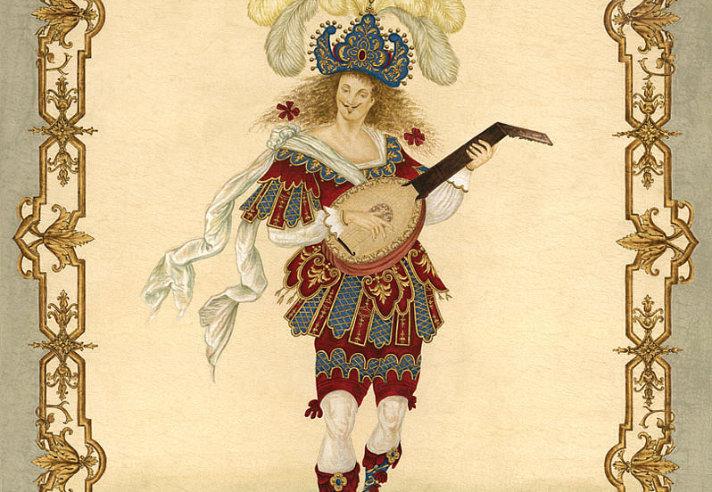 Панно и фотообои Iksel Scenic & Architectural Wallpapers Louis XIV Dancers DN4