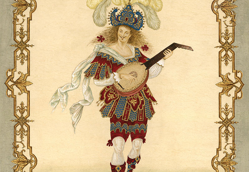 Панно и фотообои Iksel Scenic & Architectural Wallpapers Louis XIV Dancers DN4