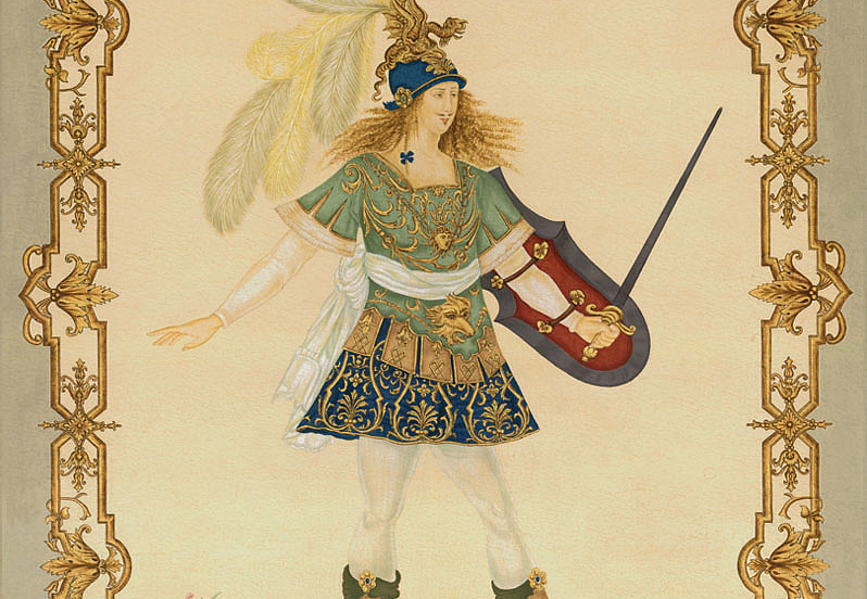 Панно и фотообои Iksel Scenic & Architectural Wallpapers Louis XIV Dancers DN5