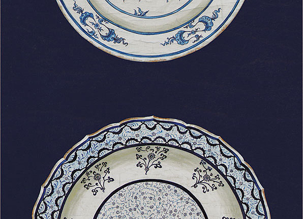 Панно и фотообои Iksel Scenic & Architectural Wallpapers Iznik Plates IP04