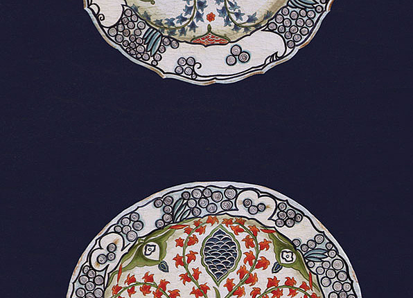Панно и фотообои Iksel Scenic & Architectural Wallpapers Iznik Plates IP06