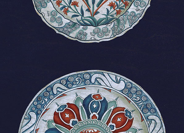 Панно и фотообои Iksel Scenic & Architectural Wallpapers Iznik Plates IP08