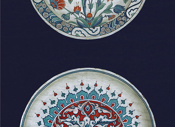 Панно и фотообои Iksel Scenic & Architectural Wallpapers Iznik Plates IP09