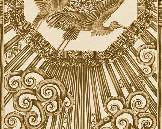Панно и фотообои Iksel Scenic & Architectural Wallpapers Art Deco Clouds ART DECO 3B