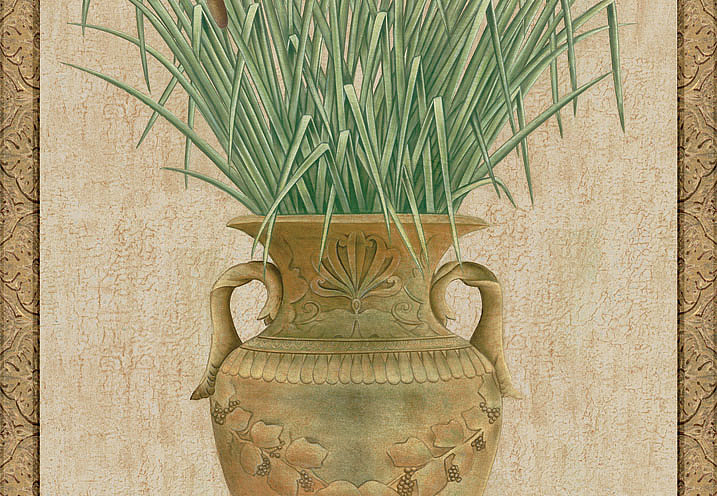 Панно и фотообои Iksel Scenic & Architectural Wallpapers Grecian Urns & Reeds URR2