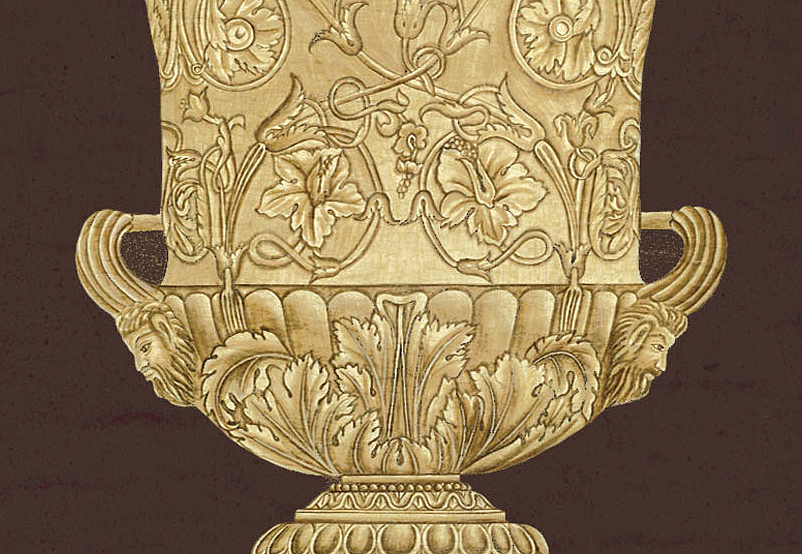 Панно и фотообои Iksel Scenic & Architectural Wallpapers Piranesi Urns UR3