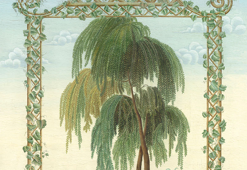 Панно и фотообои Iksel Scenic & Architectural Wallpapers Treillage Chinoiserie TRE CHI01