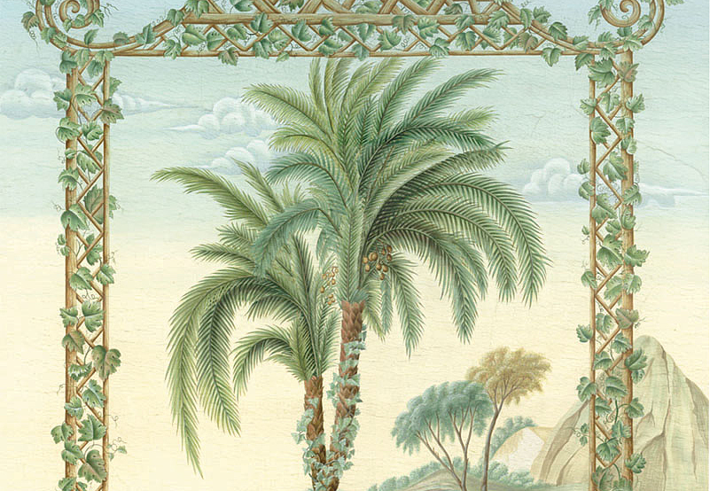 Панно и фотообои Iksel Scenic & Architectural Wallpapers Treillage Chinoiserie TRE CHI02