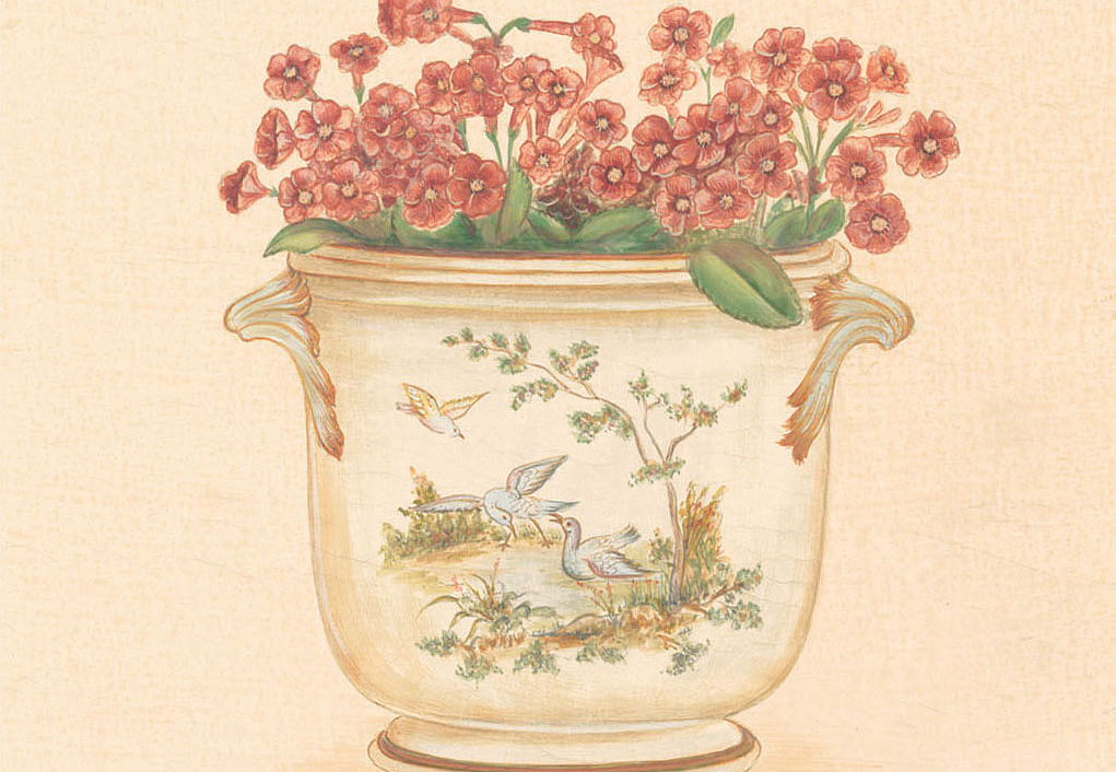 Панно и фотообои Iksel Scenic & Architectural Wallpapers Potted Flowers PF9