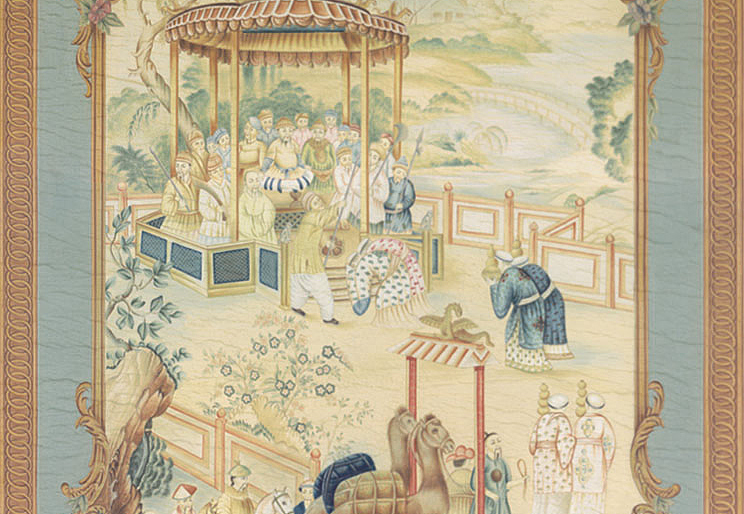 Панно и фотообои Iksel Scenic & Architectural Wallpapers Chinois Blue CH BL2