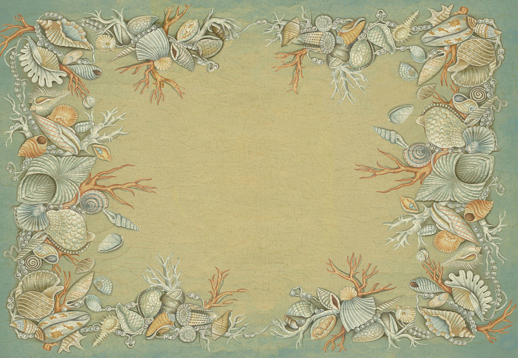 Панно и фотообои Iksel Scenic & Architectural Wallpapers Tabletops SEA SHELLS