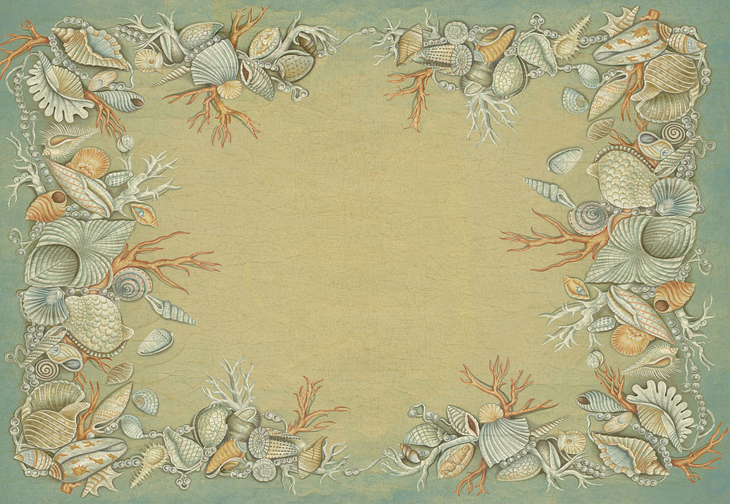 Панно и фотообои Iksel Scenic & Architectural Wallpapers Tabletops SEA SHELLS