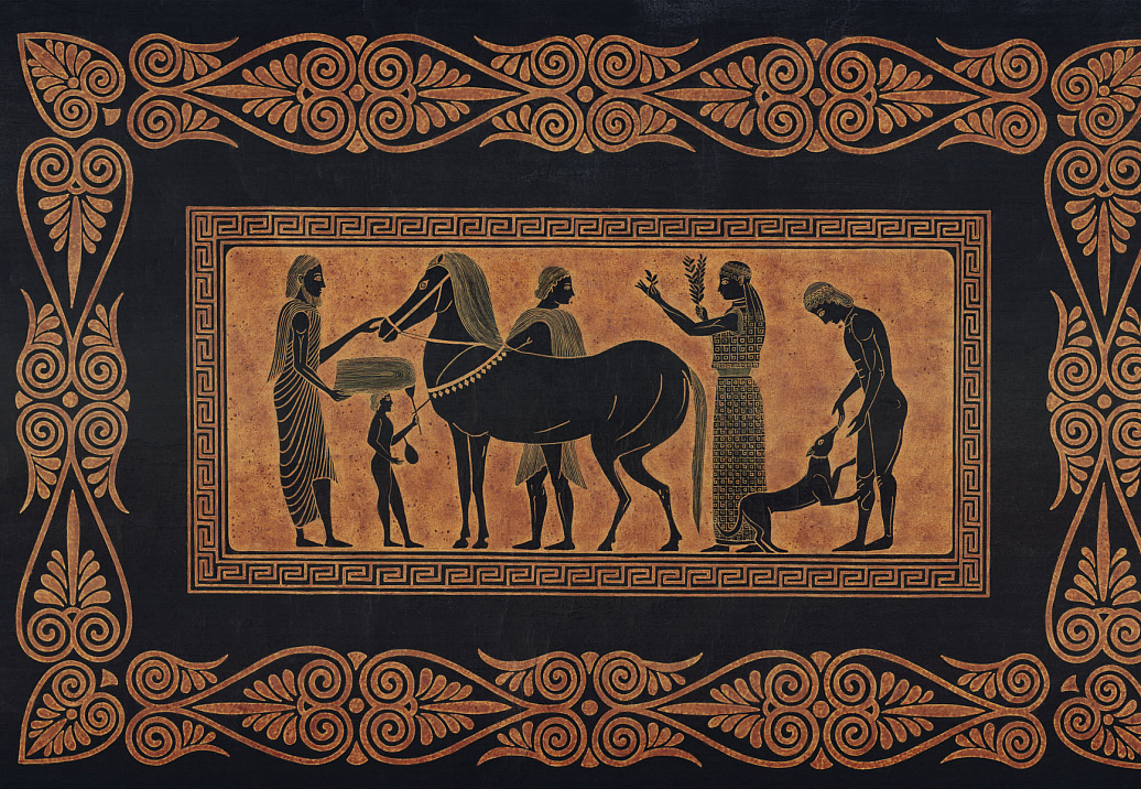 Панно и фотообои Iksel Scenic & Architectural Wallpapers Tabletops GREEK NEO-CLASSICAL