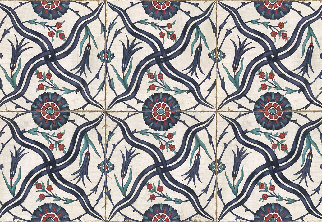 Панно и фотообои Iksel Scenic & Architectural Wallpapers Iznik Collection IZNIK CHARPI