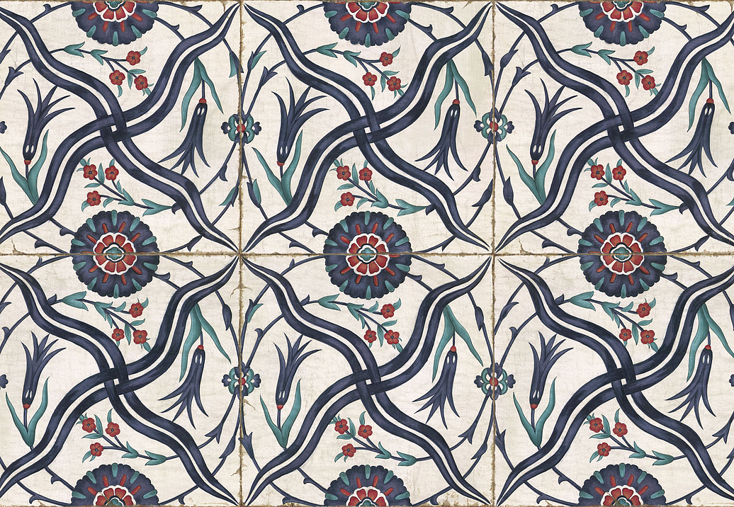 Панно и фотообои Iksel Scenic & Architectural Wallpapers Iznik Collection IZNIK CHARPI