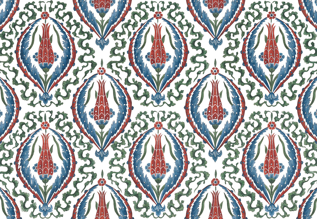 Панно и фотообои Iksel Scenic & Architectural Wallpapers Iznik Collection TULIP