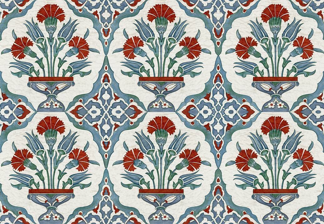 Панно и фотообои Iksel Scenic & Architectural Wallpapers Iznik Collection CARNATION BOUQUET