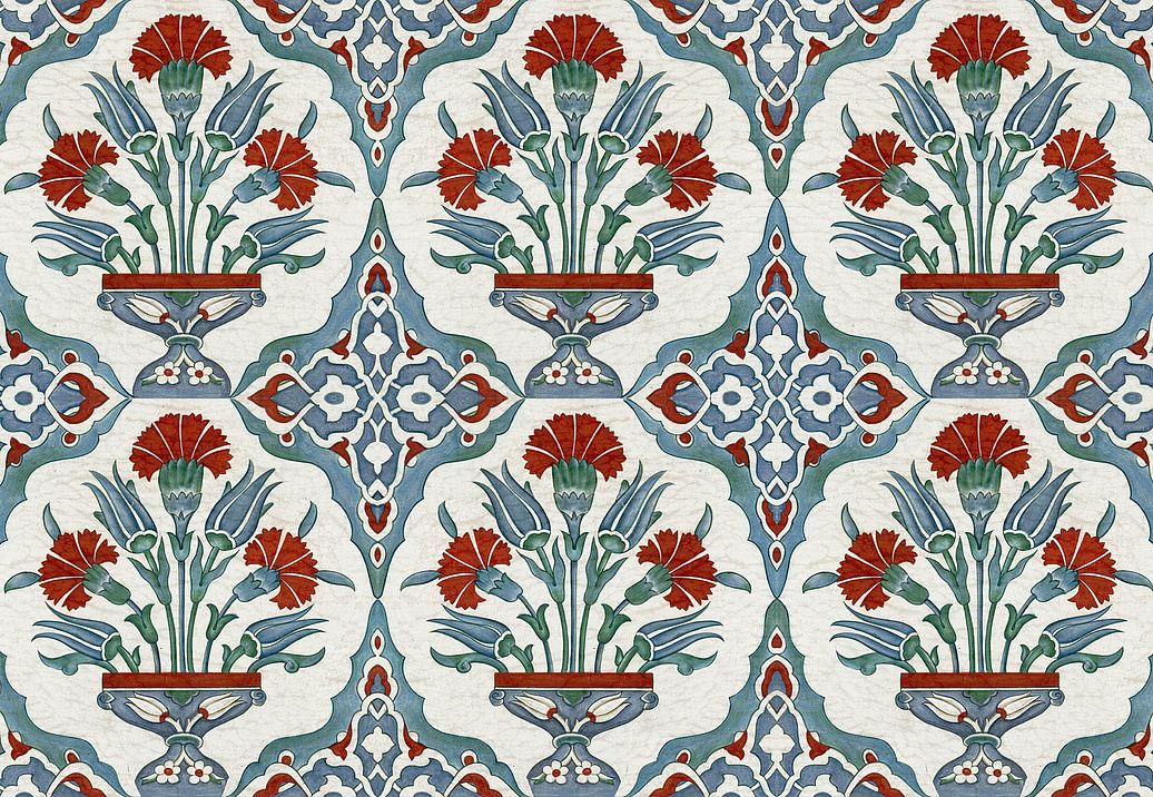 Панно и фотообои Iksel Scenic & Architectural Wallpapers Iznik Collection CARNATION BOUQUET