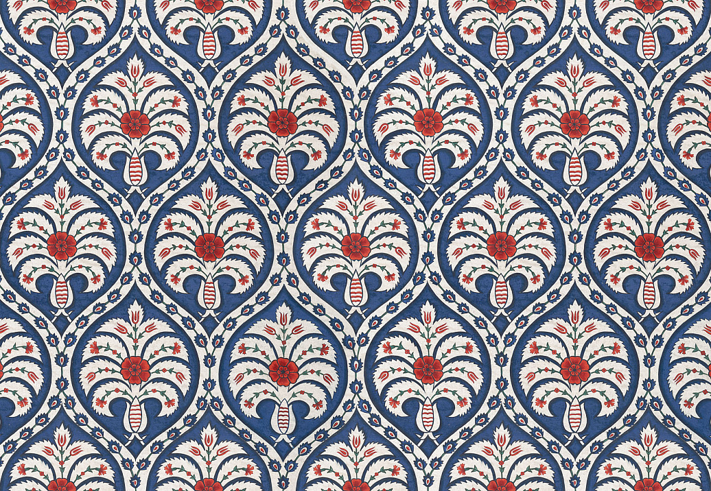 Панно и фотообои Iksel Scenic & Architectural Wallpapers Iznik Collection CARNATION DAMASK