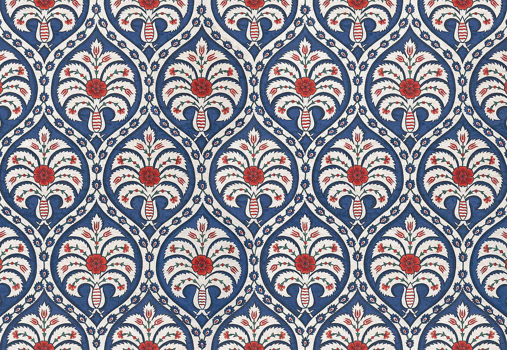 Панно и фотообои Iksel Scenic & Architectural Wallpapers Iznik Collection CARNATION DAMASK