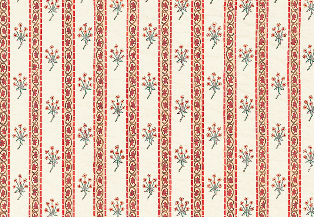 Панно и фотообои Iksel Scenic & Architectural Wallpapers Indian Collection BOUQUET STRIPE