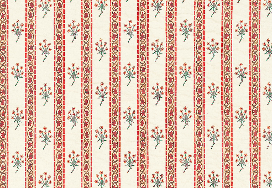 Панно и фотообои Iksel Scenic & Architectural Wallpapers Indian Collection BOUQUET STRIPE