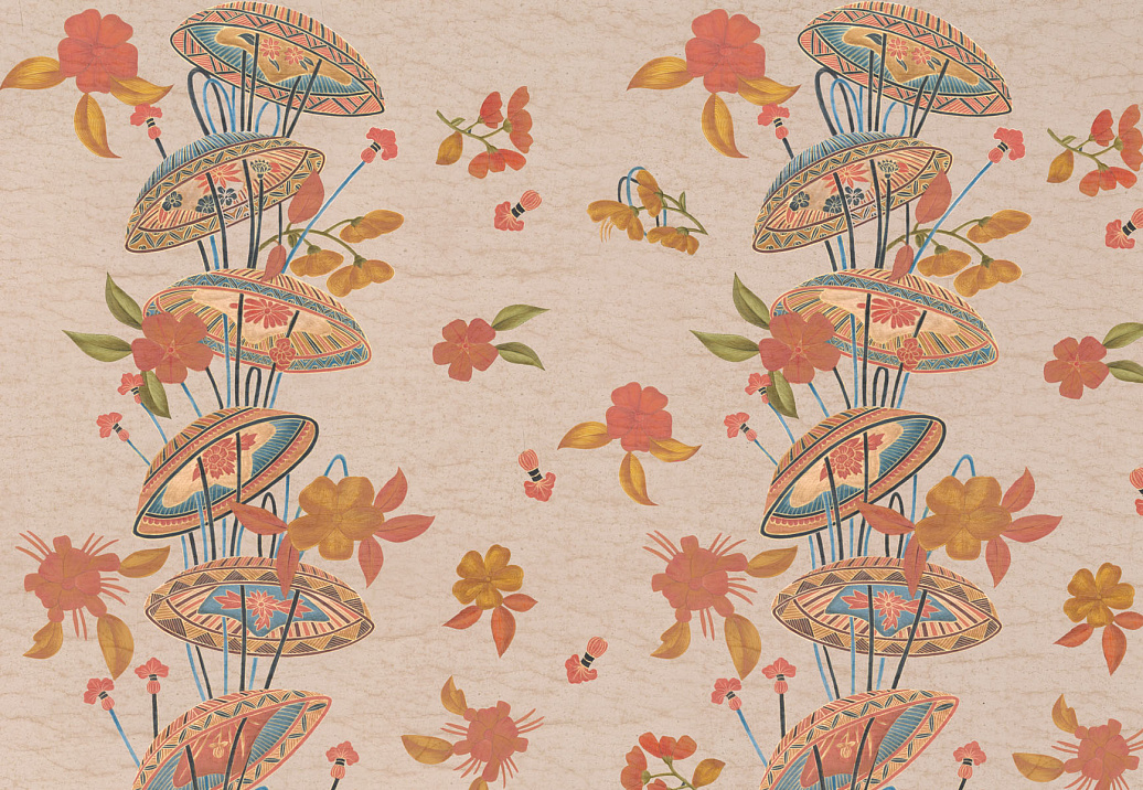 Панно и фотообои Iksel Scenic & Architectural Wallpapers Japanese Collection JAPANESE UMBRELLA
