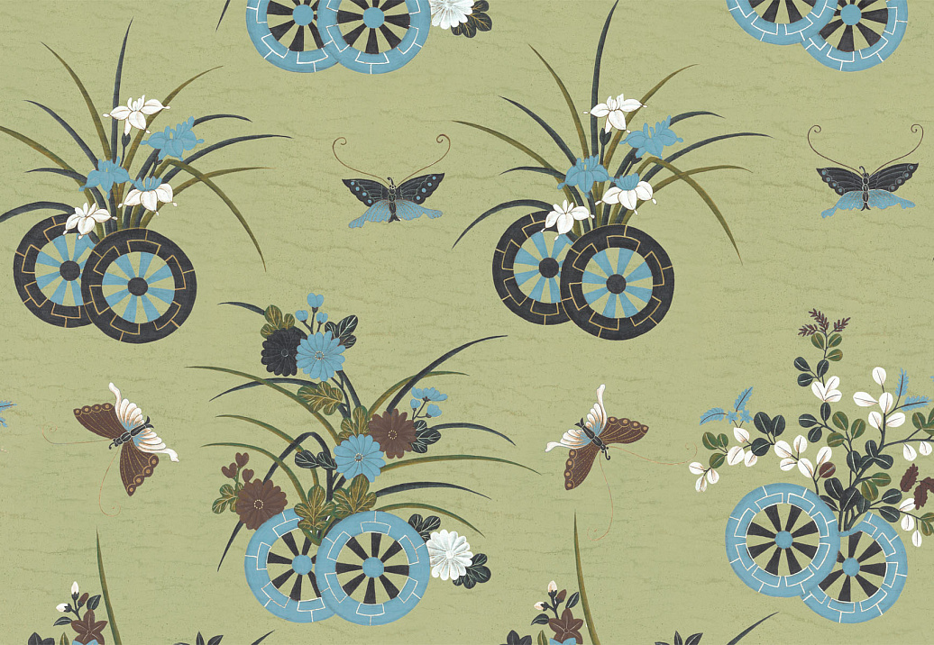 Панно и фотообои Iksel Scenic & Architectural Wallpapers Japanese Collection JAPANESE FLOWER CHARIOTS