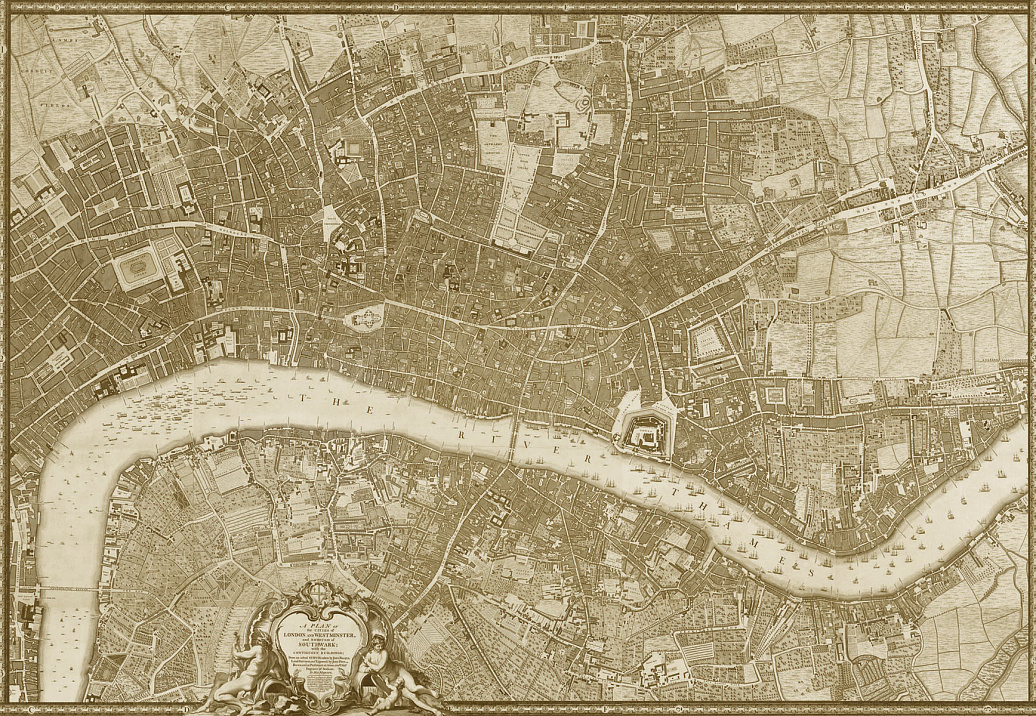 Панно и фотообои Iksel Scenic & Architectural Wallpapers Map Of London
