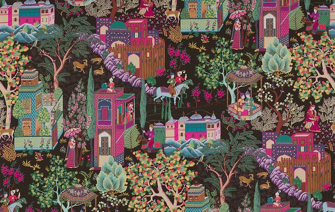 Французская ткань Manuel Canovas, коллекция Alba, артикул M4075-02