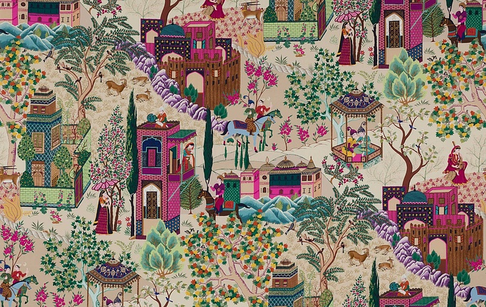 Французская ткань Manuel Canovas, коллекция Alba, артикул M4075-01