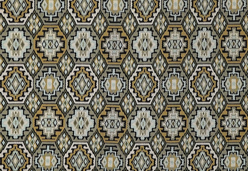 Ткань Jim Thompson №9 Moonstone Embroideries by Richard Smith N9012293003