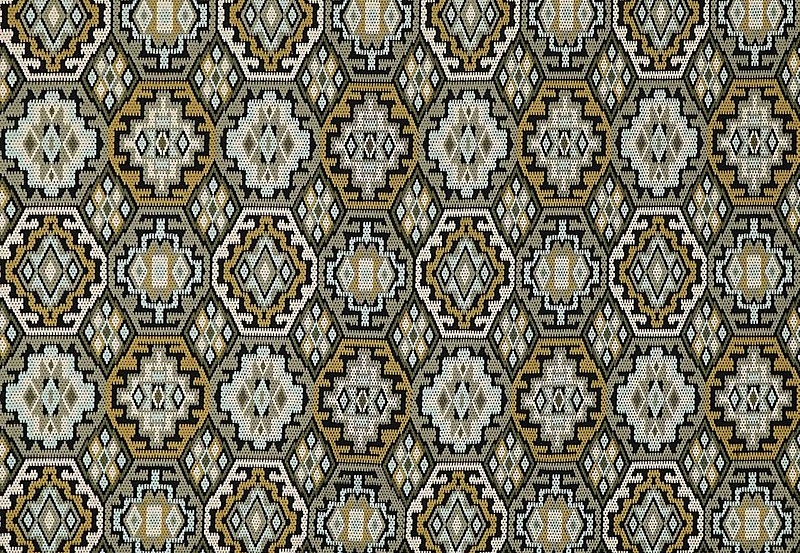 Ткань Jim Thompson №9 Moonstone Embroideries by Richard Smith N9012293003