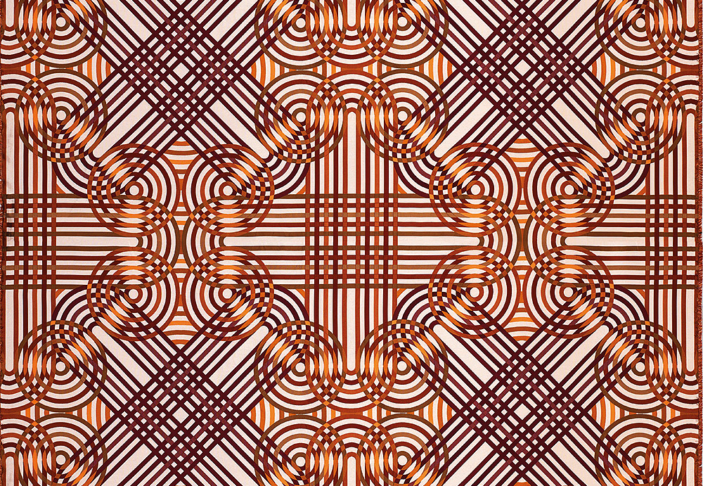 Ткань Hermes Spirographie 211056M03